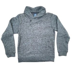 Boy’s Arizona Jean Co. Fleece lined Shawl Collar Sweater Blue Size: L 14/16